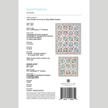 Digital Download - Good Fortune Quilt Pattern by Missouri Star Alternative View #1
