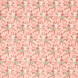 Dinah's Delight 1830-1850 - Ladys Bouquet Sweet Pink Yardage Primary Image