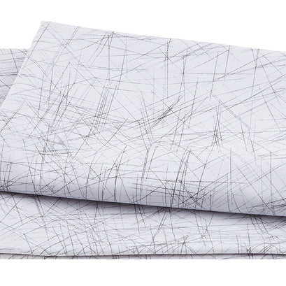 Modern Shirting - Off the Line Black/White 2 Yard Cut
