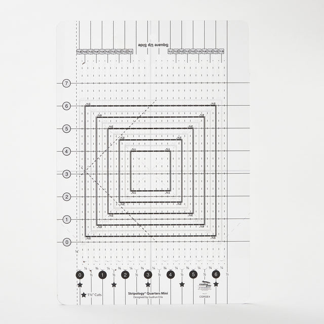 Creative Grids Stripology® Quarters Mini Quilt Ruler Primary Image