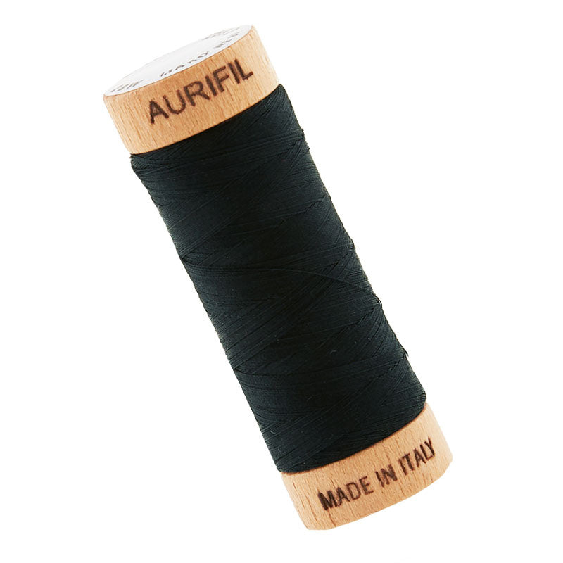 AURIfil™ 80 WT Cotton Spool Thread - Black Primary Image