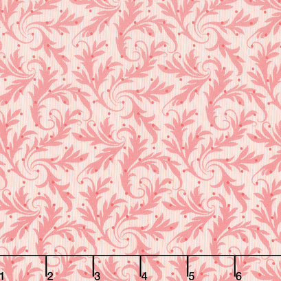 Cocoa Pink - Eucalyptus Begonia Yardage