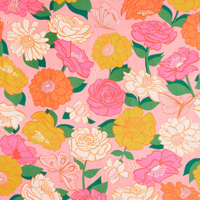 Flowerland - Flowerland Floral Sorbet Yardage