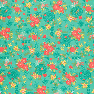 Gingham Cottage - Main Seaglass Yardage