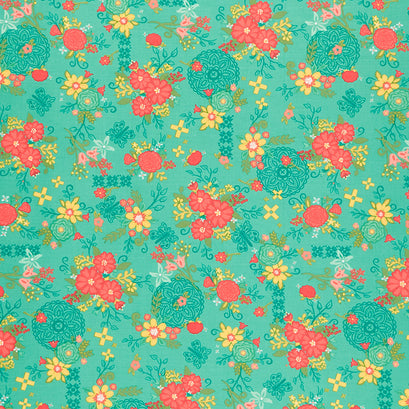 Gingham Cottage - Main Seaglass Yardage