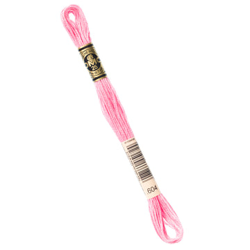 DMC Embroidery Floss - 604 Light Cranberry Primary Image