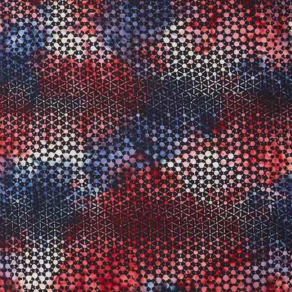 Tonga Batiks - Liberty Geo Floral Shape United Yardage