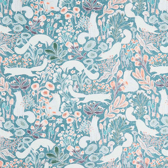 Thicket and Bramble - Fox Teal Yardage