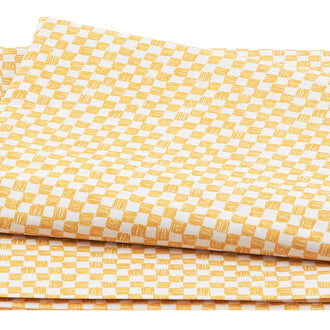 Sew Seeds of Love - Textured Checks Gold 2 Yard Cut