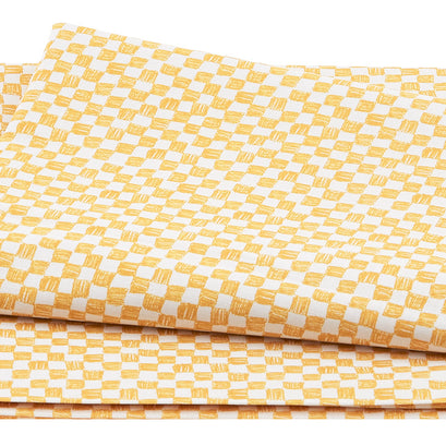 Sew Seeds of Love - Textured Checks Gold 2 Yard Cut