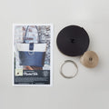 Market Tote Seat Belt Kit - Medium Twill Taupe & Grey Alternative View #1
