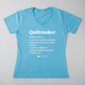 Quiltmaker T-shirt - Aquatic Blue 3XL Primary Image