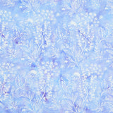 English Lavender Batiks - Mixed Herb Blue Sky Yardage Primary Image