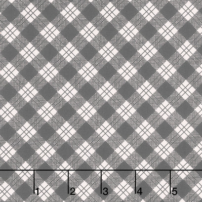 Bee Plaids - Scarecrow Steel Yardage