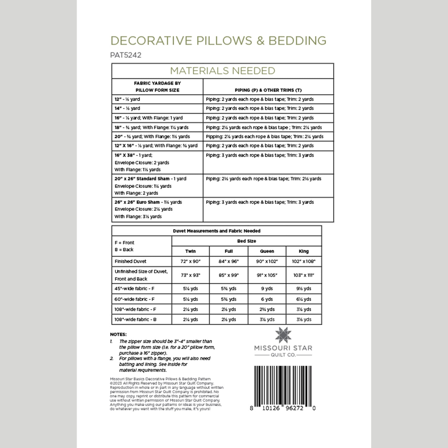 Digital Download - Missouri Star Basics: Decorative Pillows and Bedding Pattern Alternative View #1