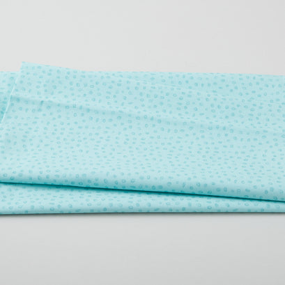 Ditsy Dots Light Turquoise 2 Yard Cut