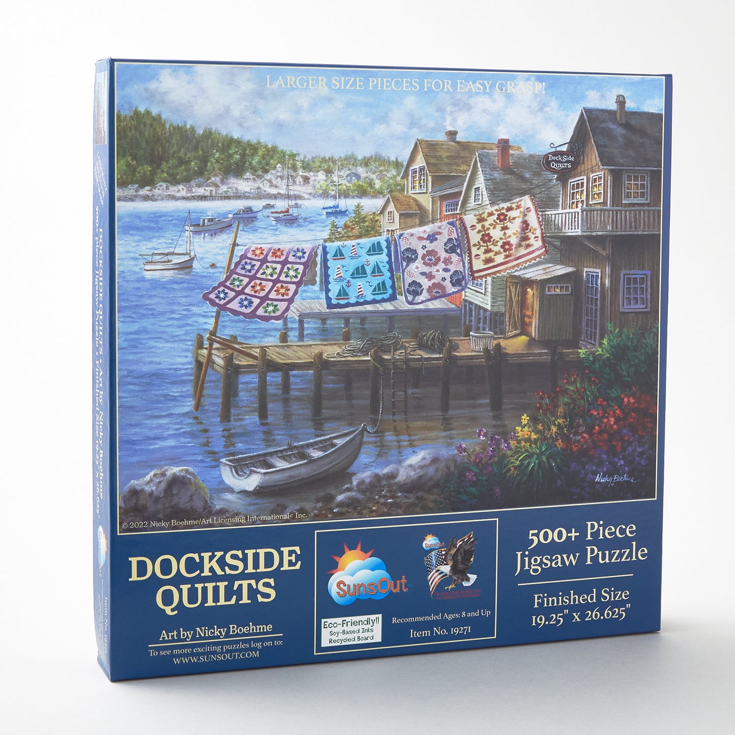 Dockside Quilts 500pc Puzzle Primary Image