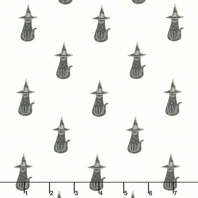 Spooky 'n Witchy - Purrrfectly Witchy Yardage Primary Image