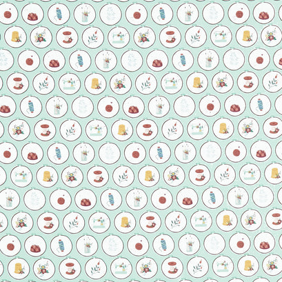 Let's Create - Hoops Mint Yardage