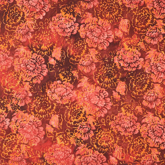 Artisan Batiks - Hermosa Floral Sangria Yardage