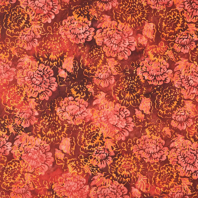 Artisan Batiks - Hermosa Floral Sangria Yardage