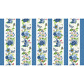 Something Blue - Border Stripe Cream Multi Yardage Alternative View #1