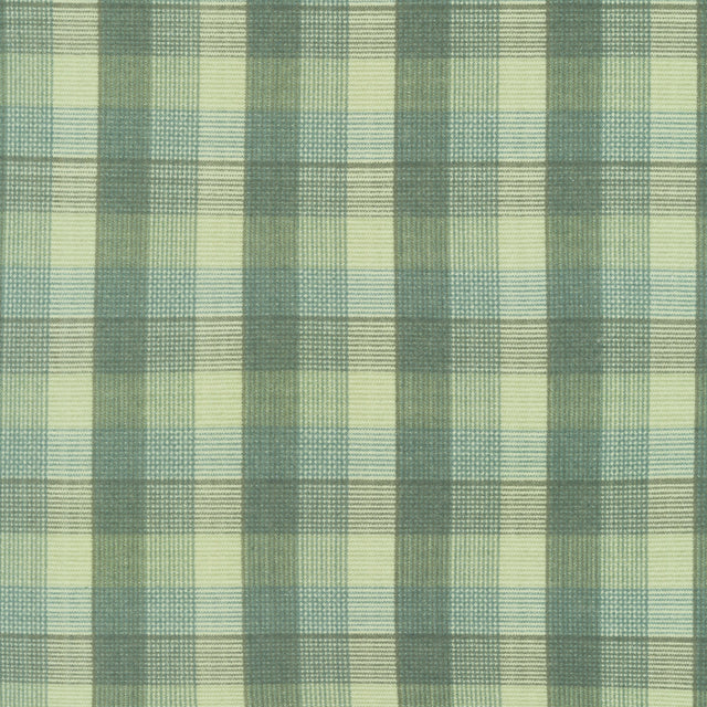 The Mountains are Calling - Window Pane Plaid Green Yardage Primary Image