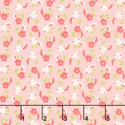 Sunwashed - Wildflower Toss Carnation Yardage