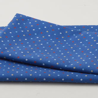 Forget-Me-Not - Bud Dot Navy 2 Yard Cut
