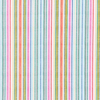 Happy Camper - Stripe Multi Yardage