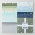 Cozy Cotton Flannels - Over the Moon Glacier Colorstory Ten Squares Primary Image