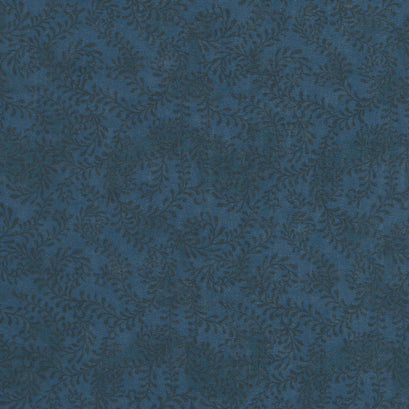 Wilmington Essentials - Swirling Leaves Navy Yardage