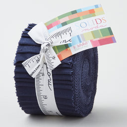 Bella Solids Navy Junior Jelly Roll Primary Image