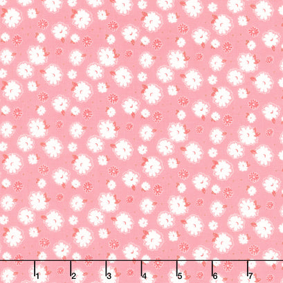 Adel in Summer - Zinnias Pink Yardage