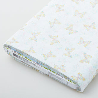 Secret Garden - Ivory Butterflies 10 Yard Bolt