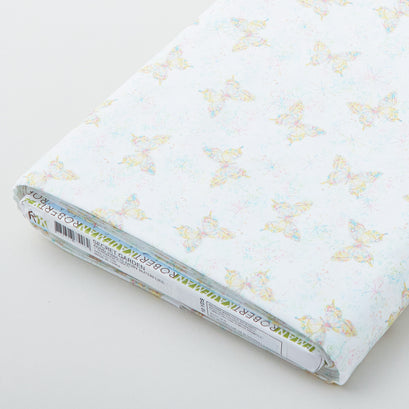 Secret Garden - Ivory Butterflies 10 Yard Bolt