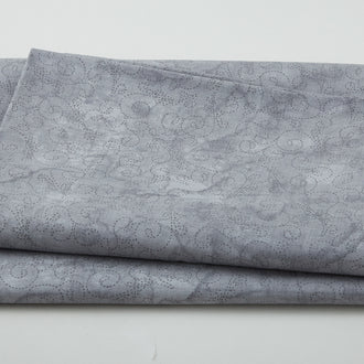 Stitch - Printed Stitches Gray 108" Wide 3 Yard Cut