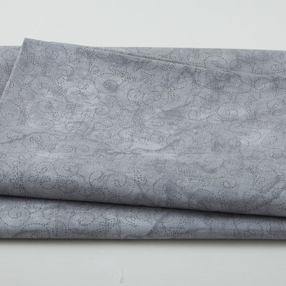 Stitch - Printed Stitches Gray 108" Wide 3 Yard Cut
