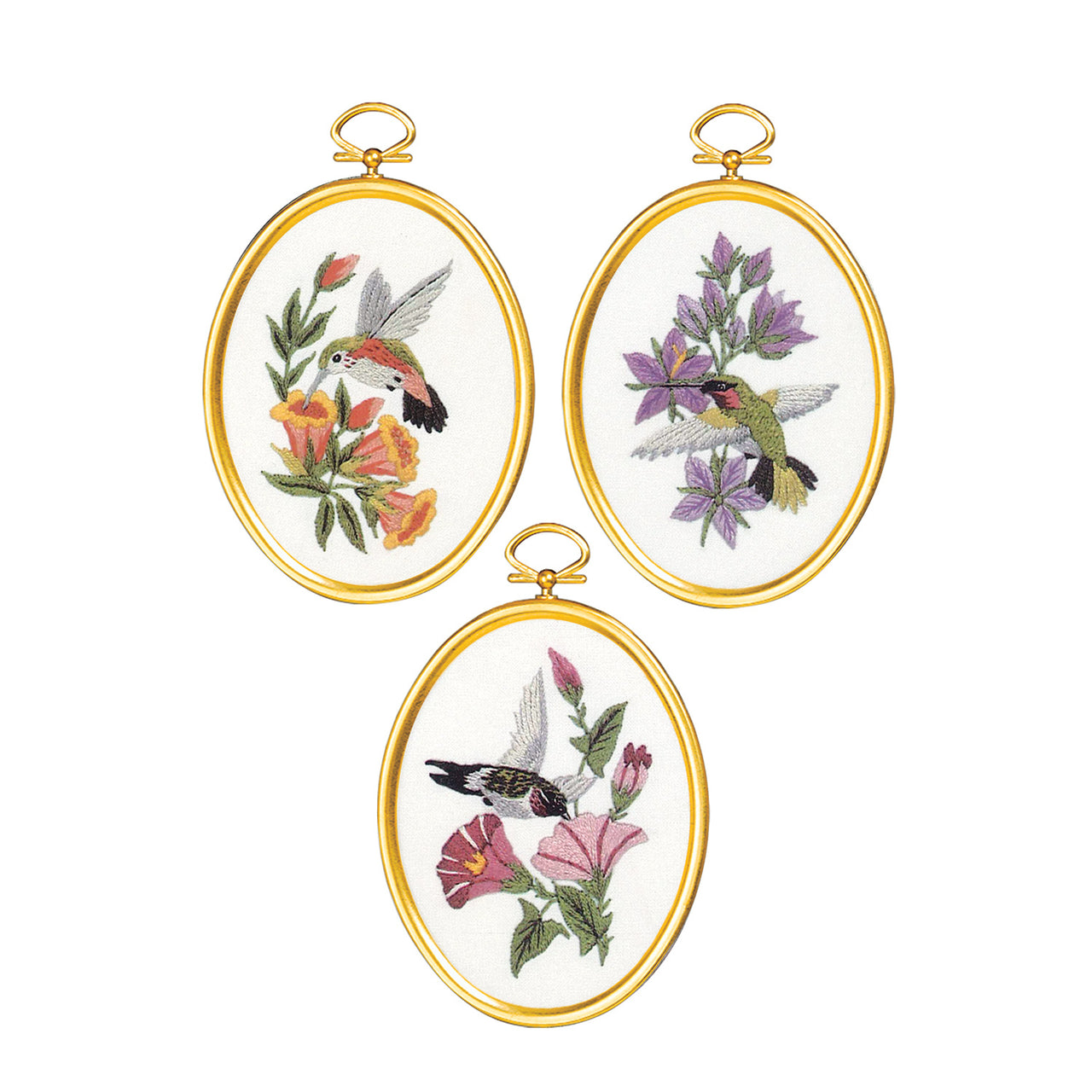 Hummingbirds Embroidery Set Kit Primary Image