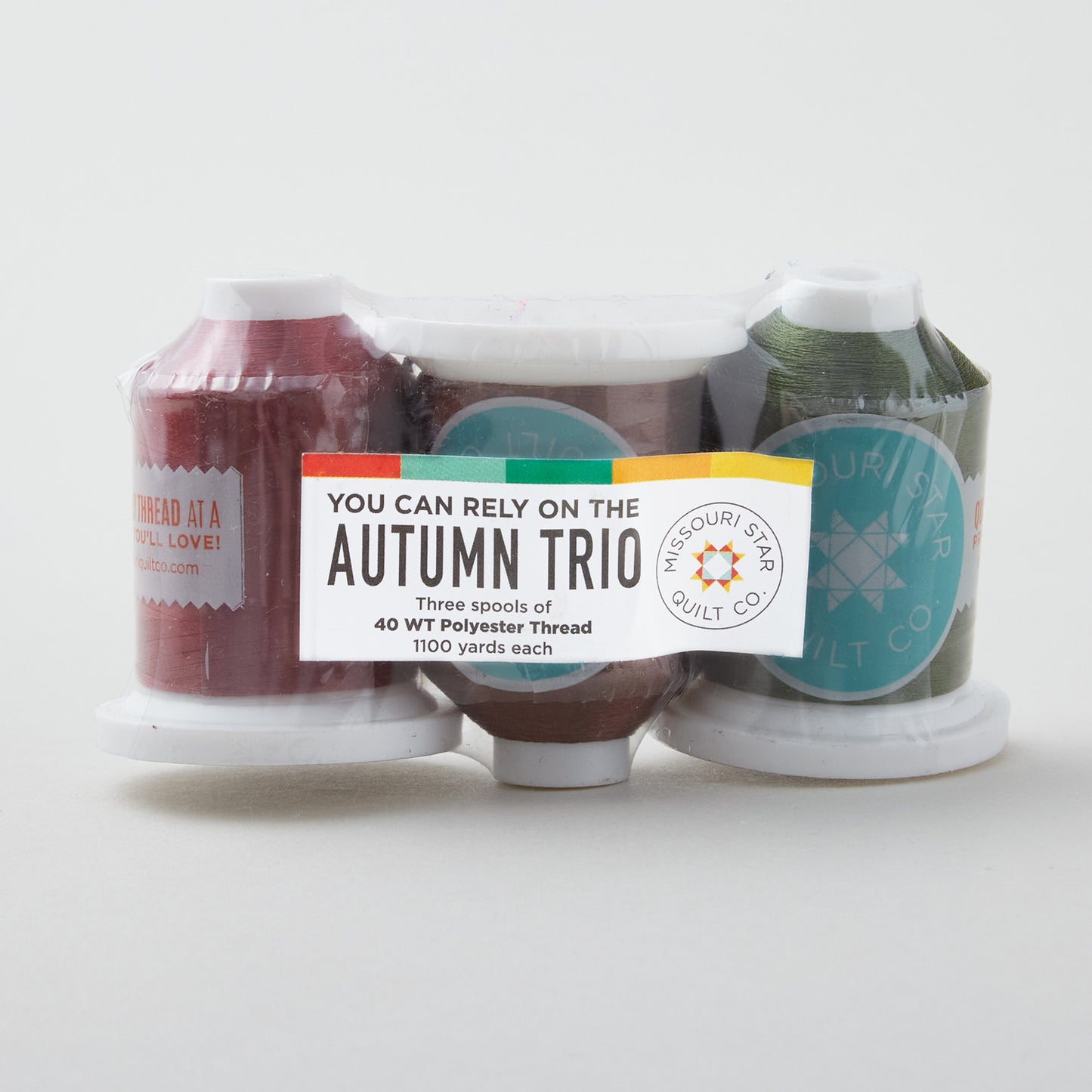 Missouri Star Autumn Trio 40 Wt Polyester Thread 3 Pack Alternative View #1