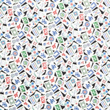 Novelty - Timeless Treasures - Mahjong Black Yardage Primary Image