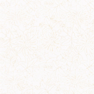 Tonga Batiks - Vanilla Floral And Dots Vanilla Yardage