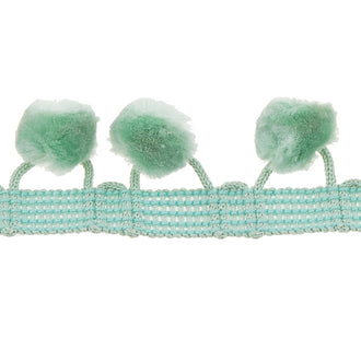 PomPom Fringe - Mint 1-1/8"