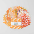 Handpicked Produce - Fanciful Florals Orange Fizz 5" Stackers 24 pcs. Primary Image