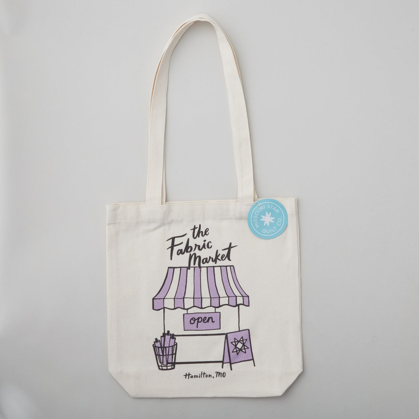 MSQC Canvas Shop Tote: The Fabric Market Primary Image