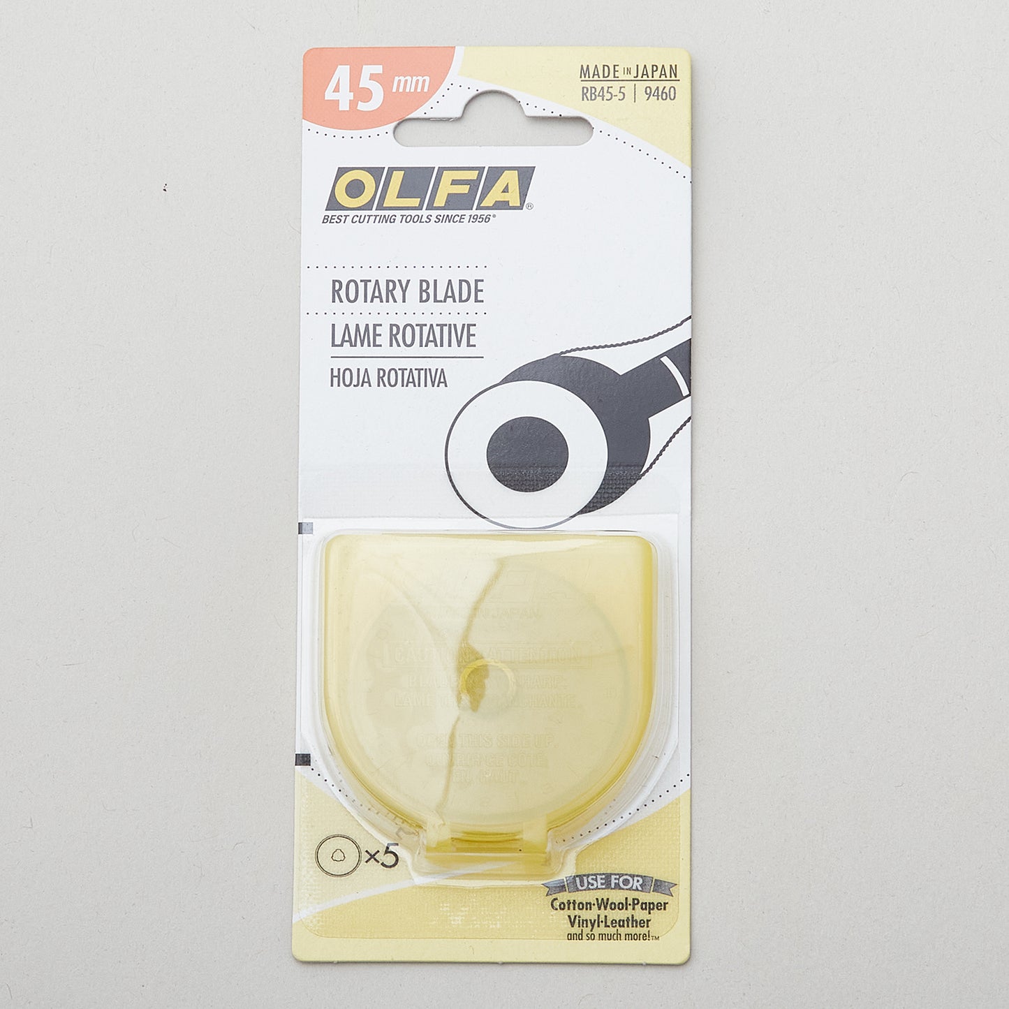 Olfa 45mm Rotary Replacement Blades - 5 Pack Alternative View #3