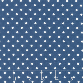 Dotty - Dot Indigo Yardage