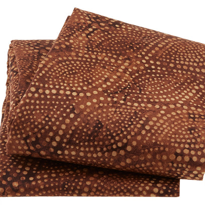 Wilmington Essentials - Diagonal Dots Brown 108" Wide Backing 2-ish Yard Cut