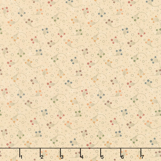 Back to Basics - Daisy Swirl Mushroom Yardage