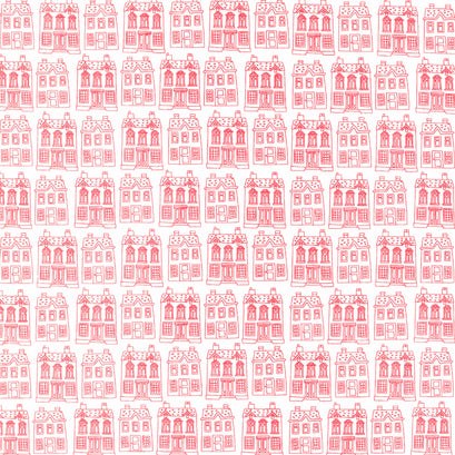 Red Hot - Houses White Yardage